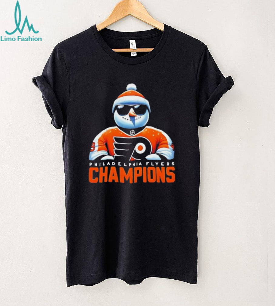 Snowman Celebrating Philadelphia Flyers Champions Shirt