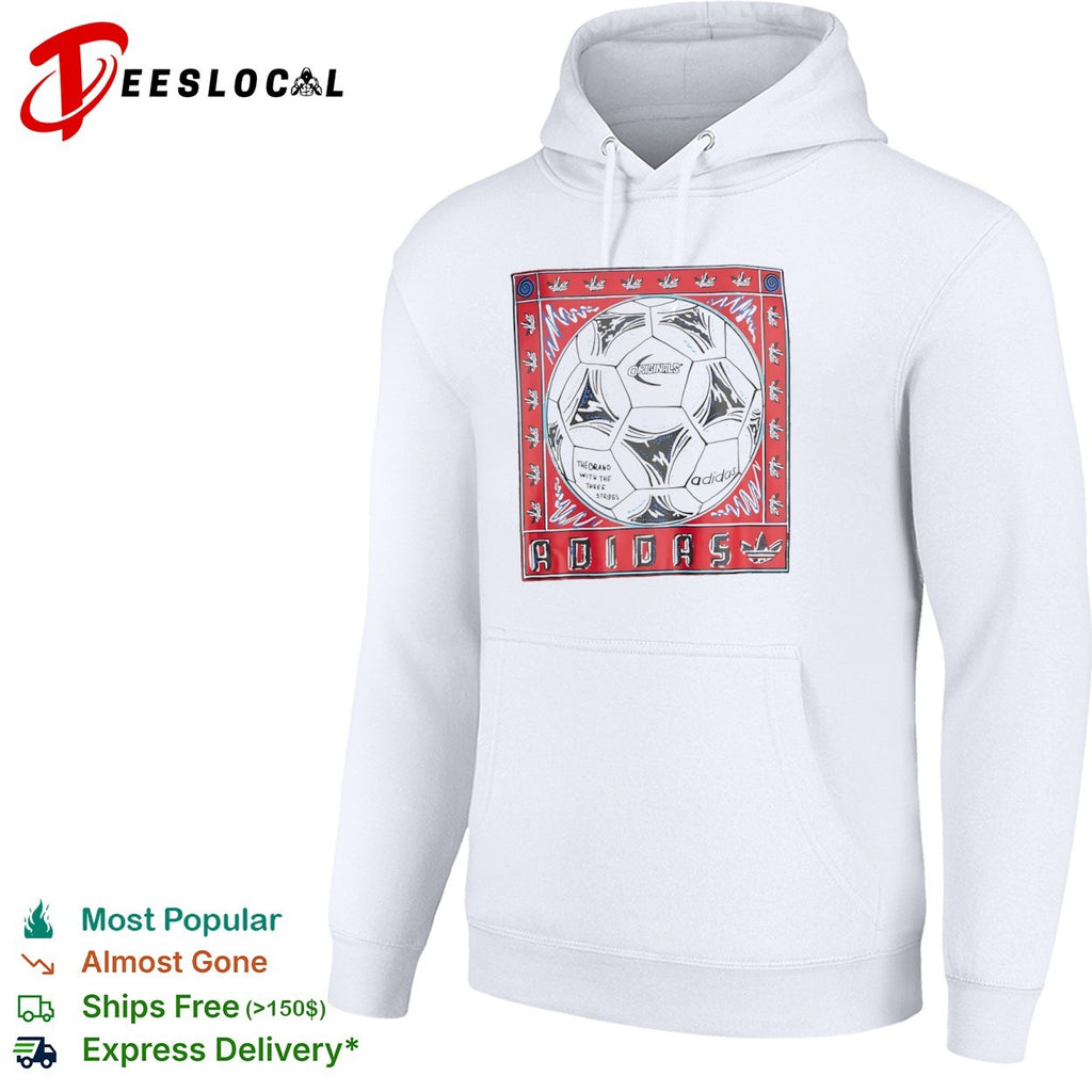 Soccer ball originals the brand with the three stripes shirt