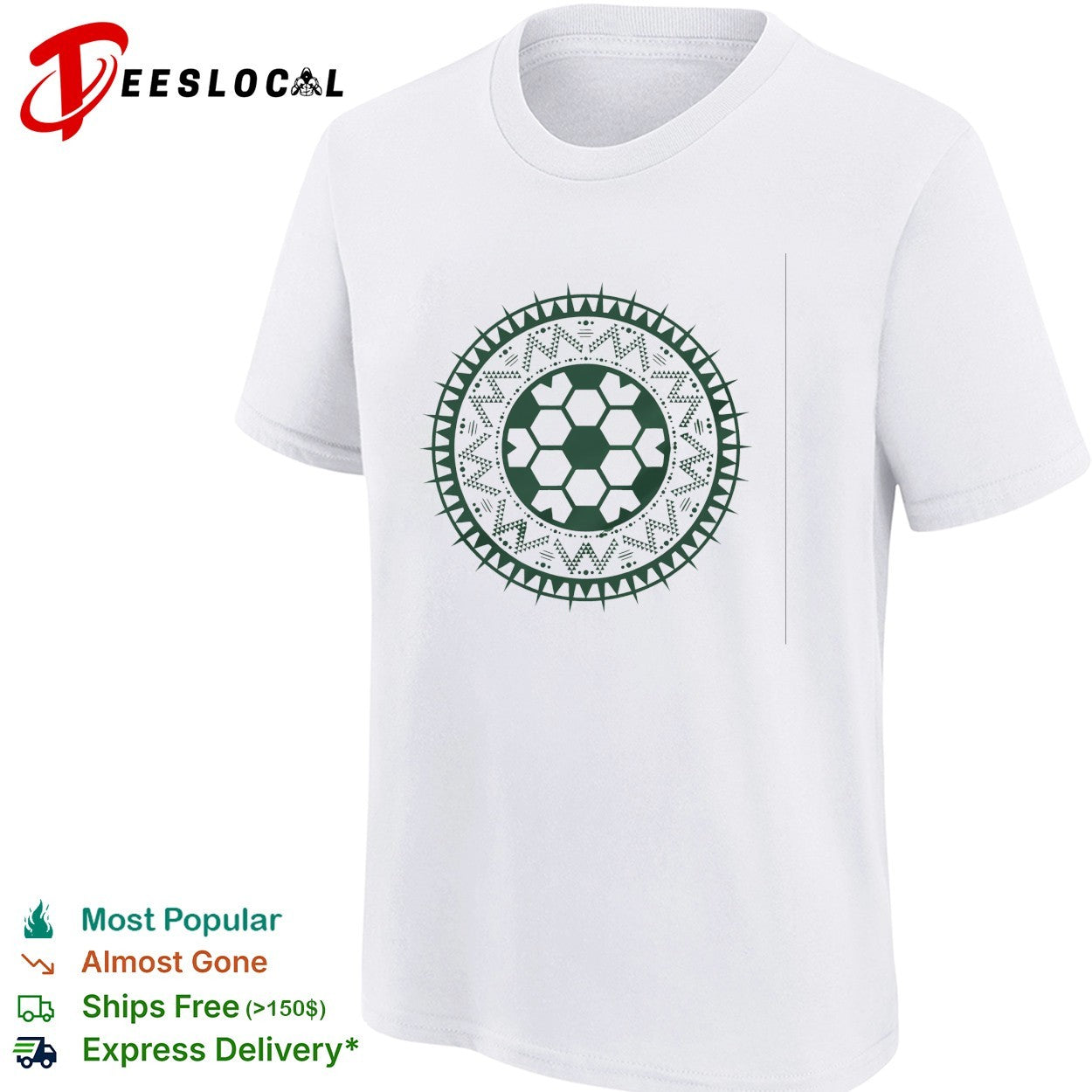 Soccer ball tribal mandala shirt