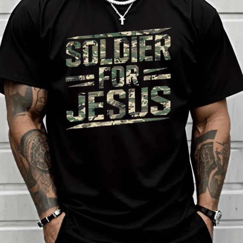 Soldier For Jesus Christian T-Shirt For Summer 100% Cotton T Shirt Hoodie, Sweatshirt | PodTeesHub.com