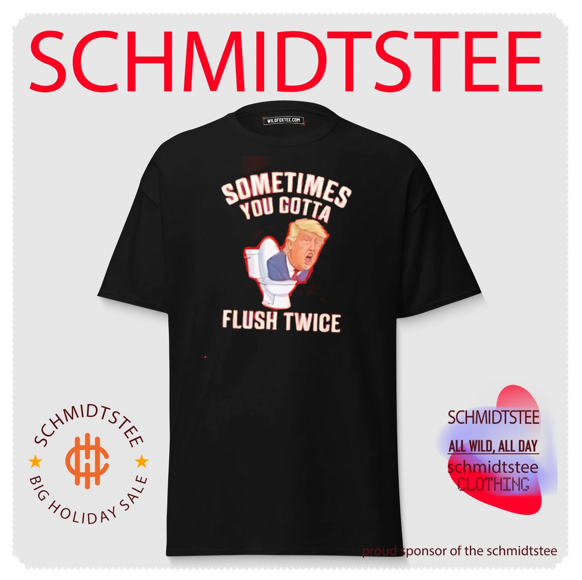 Sometimes you gotta flush twice Donald Trump shirt