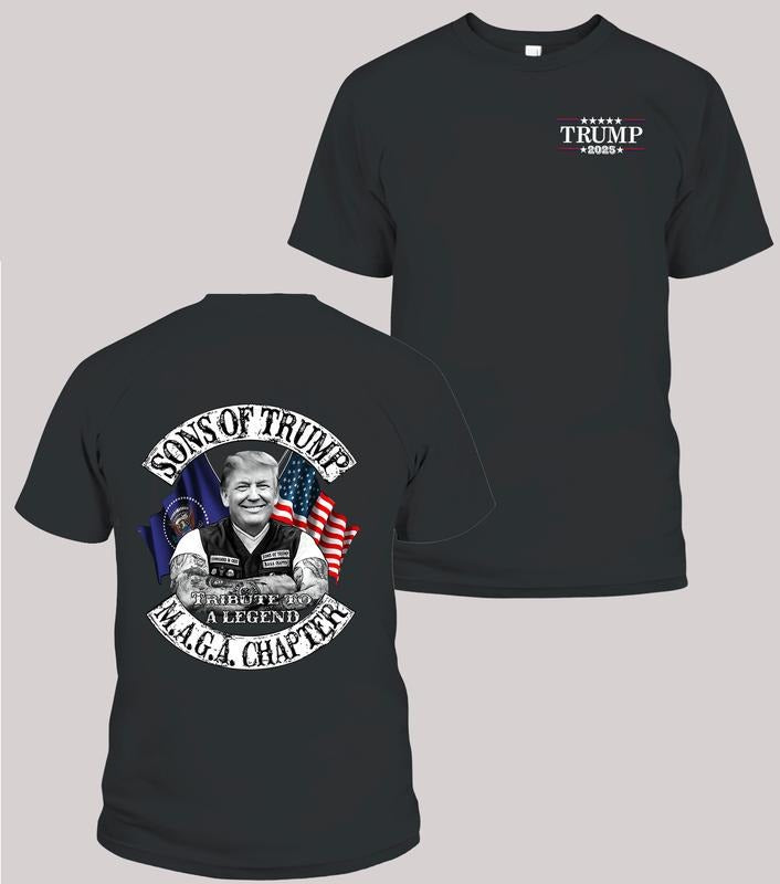 Sons Of Trump 2Sides Shirts, M.A.G.A Chapter, Trump Supporters Shirt, Funny President Tee, Unisex Tee, Trending Graphic...