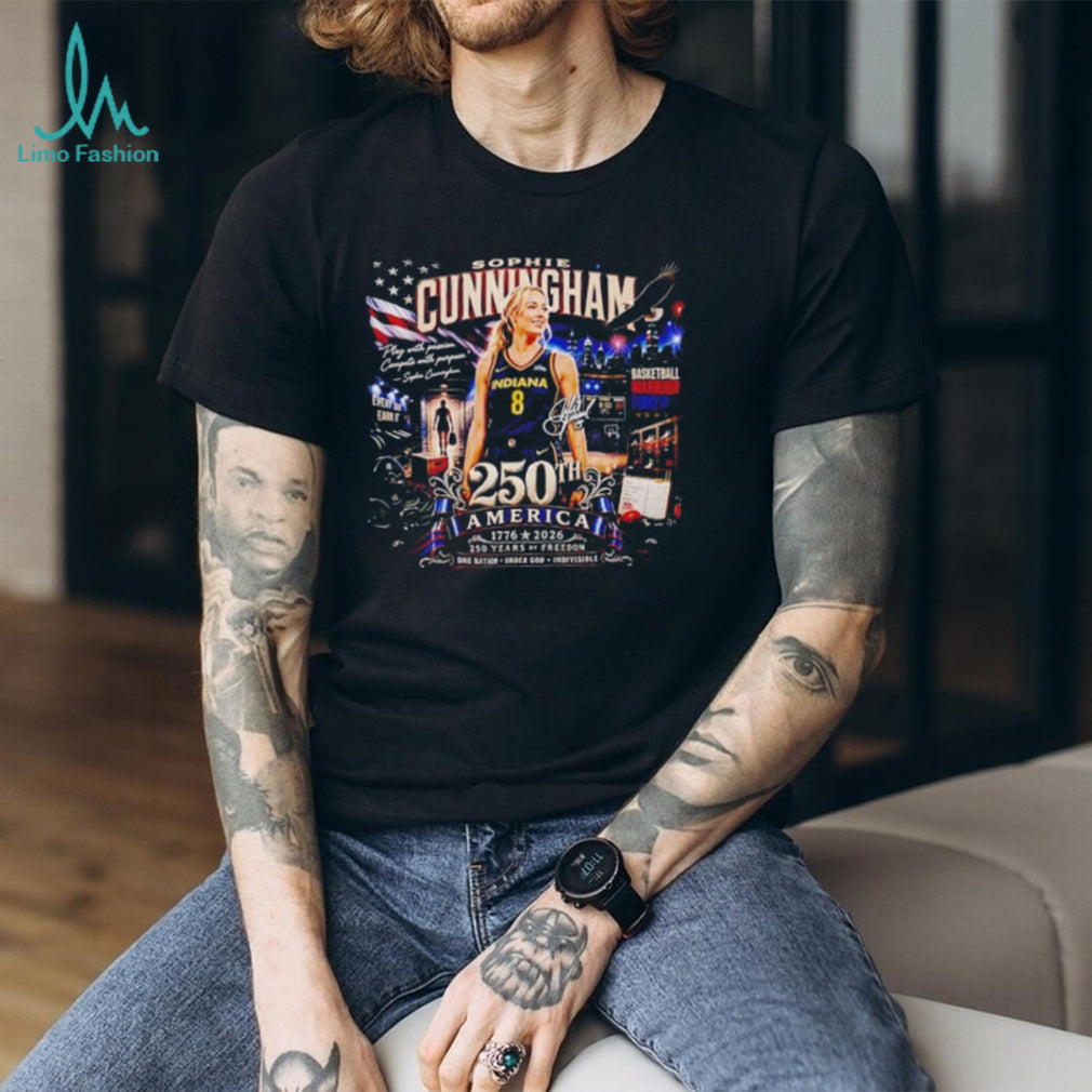 Sophie Cunningham Indiana Fever 250 years of freedom America 1776 2026 shirt