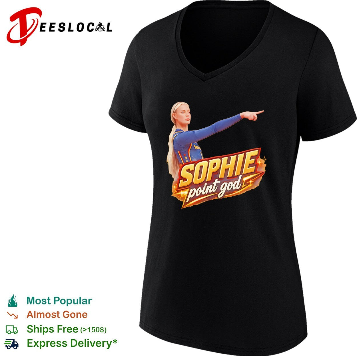 Sophie Cunningham Indiana Fever WNBA Sophie point god basketball team shirt