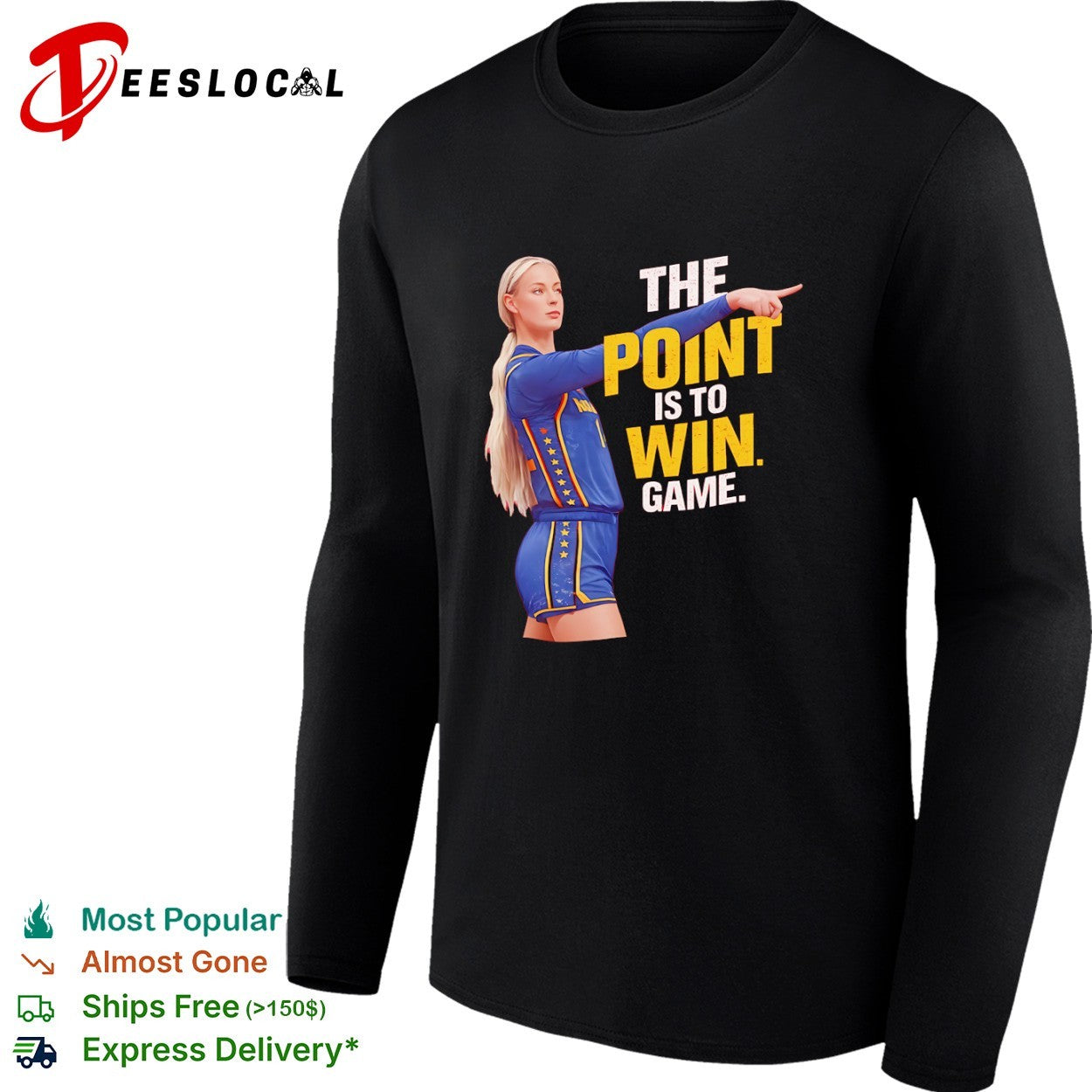 Sophie Cunningham Indiana Fever WNBA the point is to win game shirt