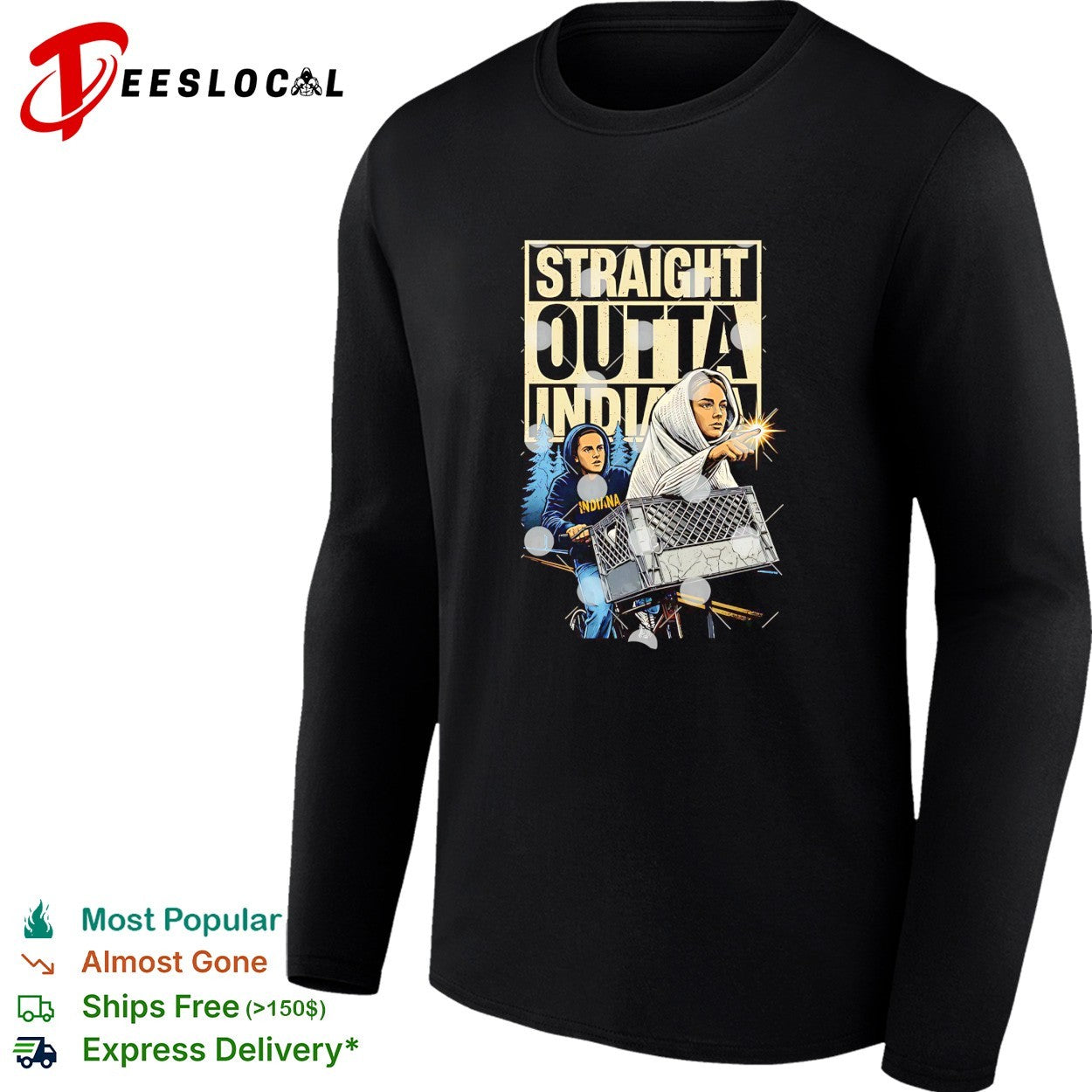 Sophie Cunningham and Caitlin Clark Straight Outta Indiana shirt