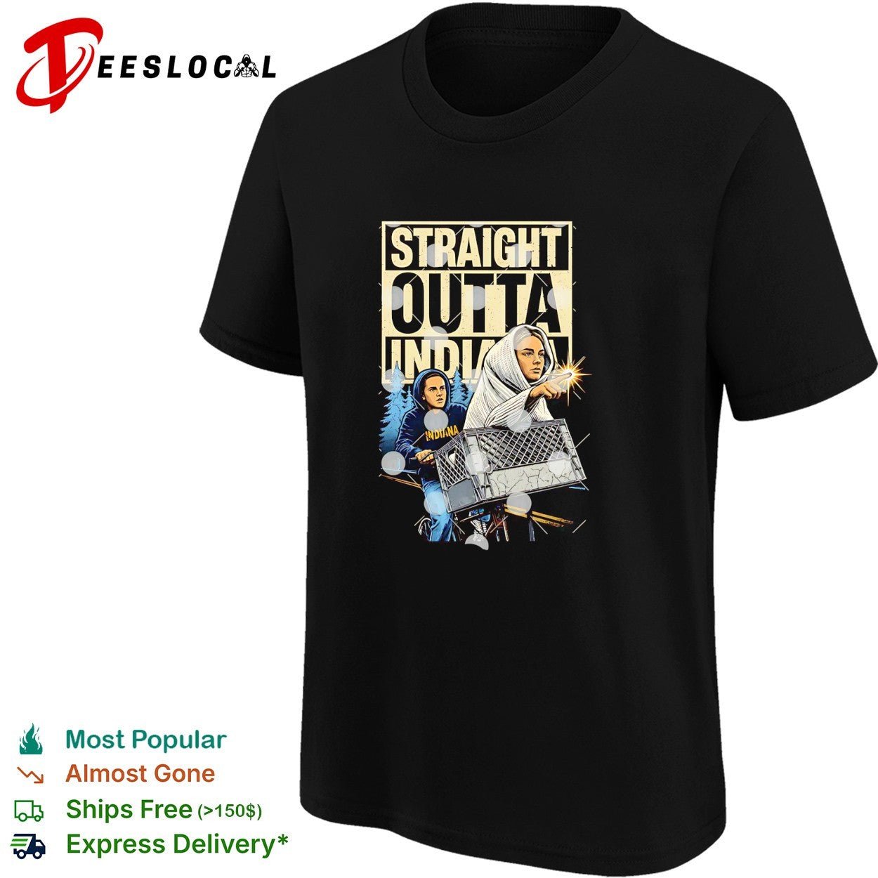 Sophie Cunningham and Caitlin Clark Straight Outta Indiana shirt