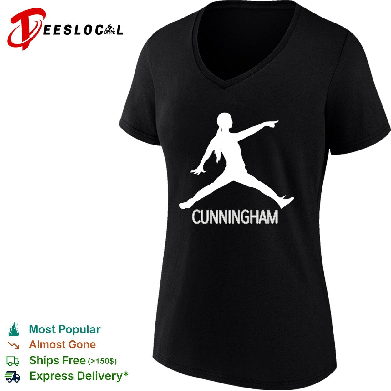 Sophie Cunningham basketball jump shirt