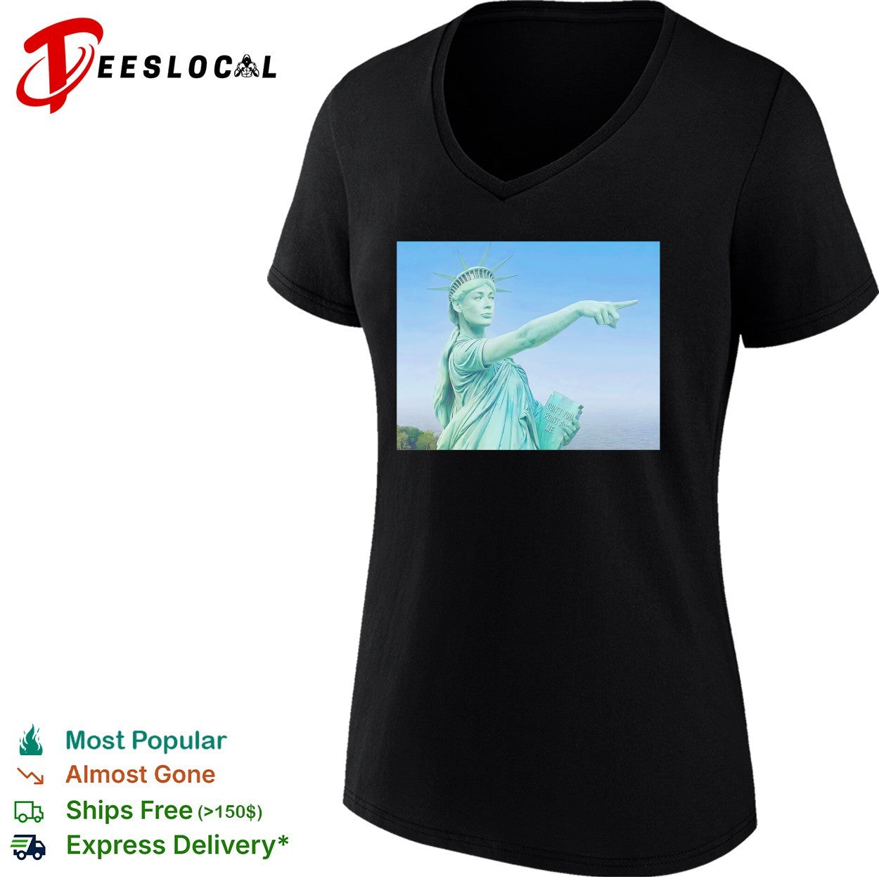 Sophie Cunningham x Statue Of Liberty pointing don’t you point at me shirt