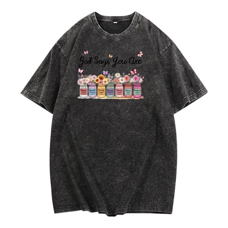Soul - soothing Washed Tee: Spread Love and Encouragement with This Delightful Washed Tee Hoodie, Sweatshirt | PodTeesHub.com