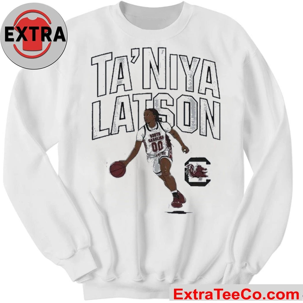 South Carolina Gamecocks Basketball Ta’Niya Latson player pose Logo Shirt