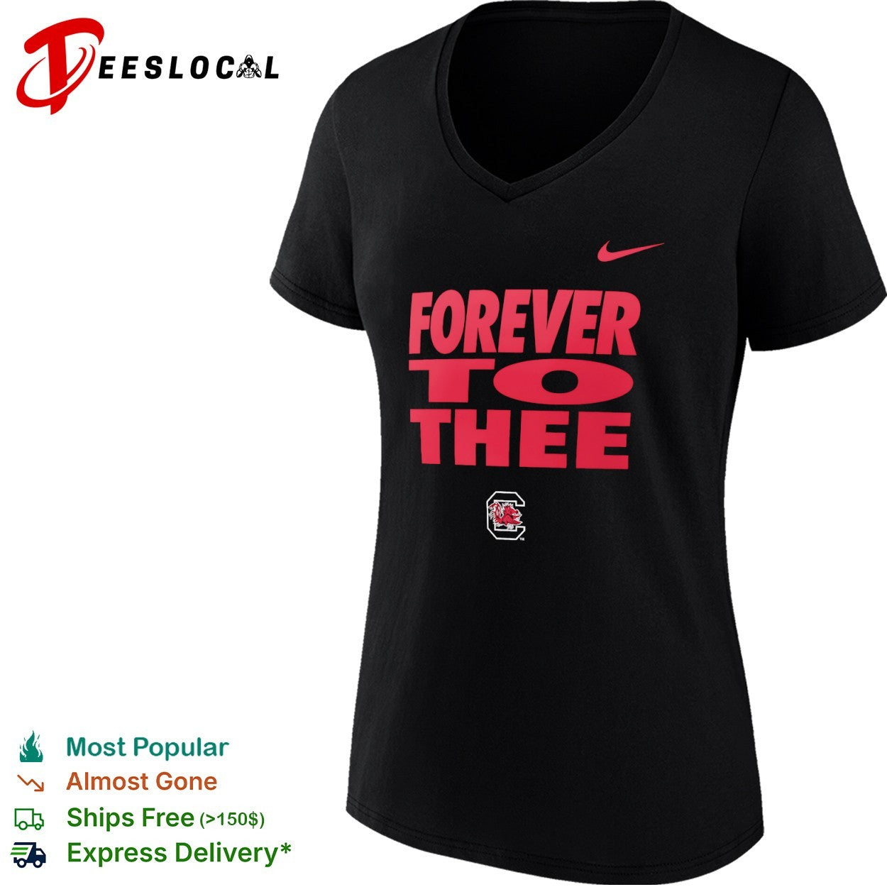 South Carolina Gamecocks Forever to Thee University of South Carolina logo shirt