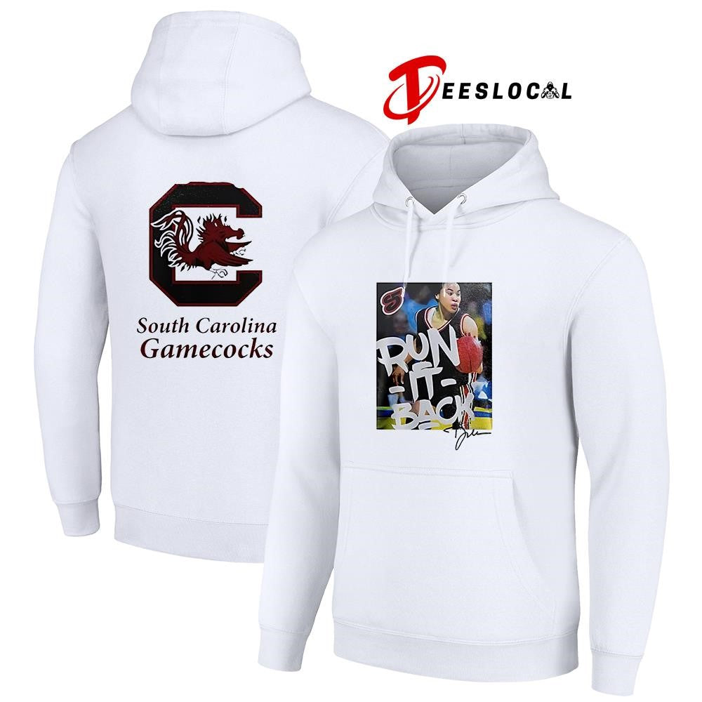 South Carolina Gamecocks run it back graphic signature logo shirt