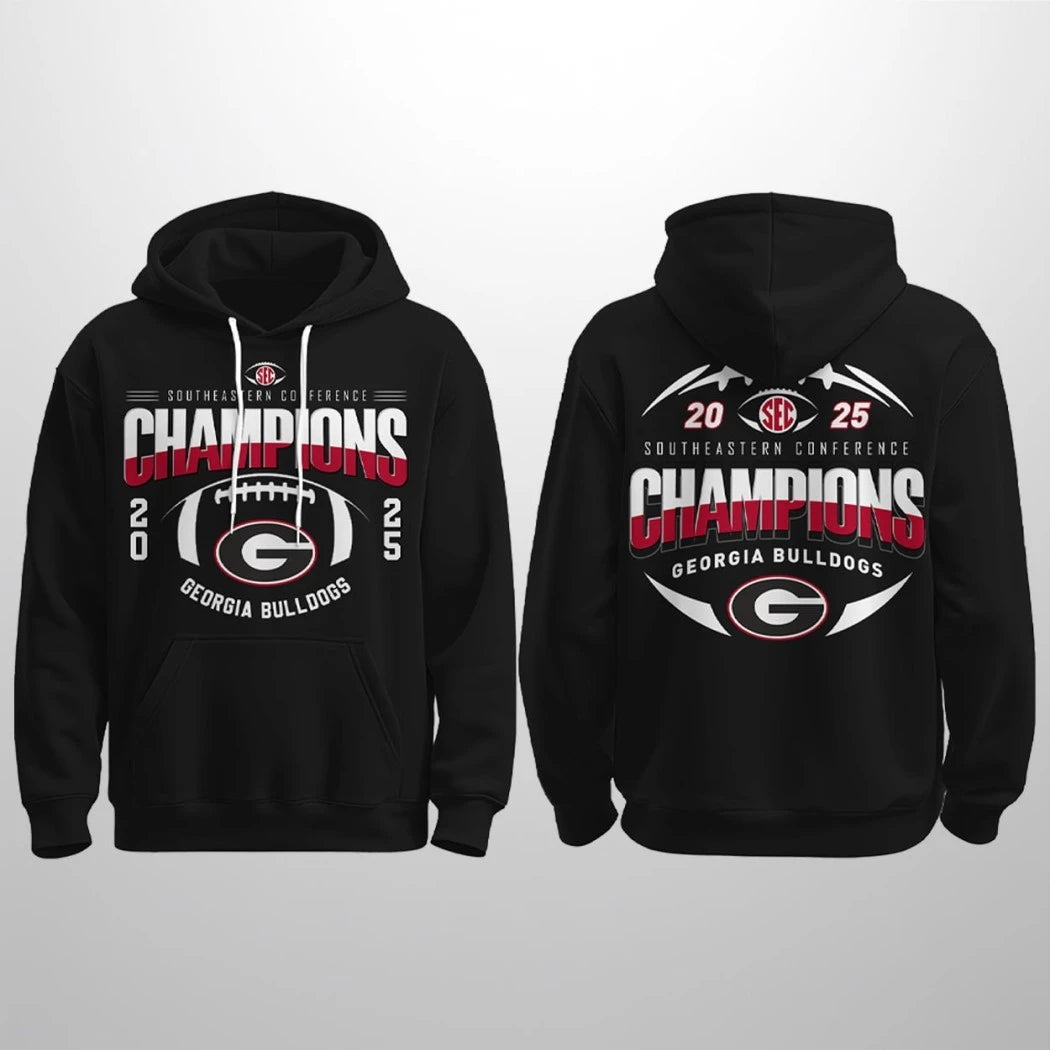 Southeastern Conference Georgia Football Sec Champions Logo 2025 T-Shirt