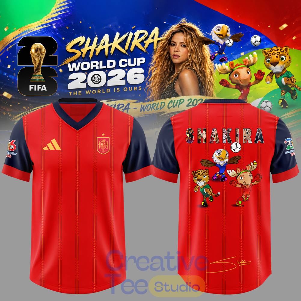 Spain National Team x Shakira World Cup 2026 Legacy Edition Football Jersey