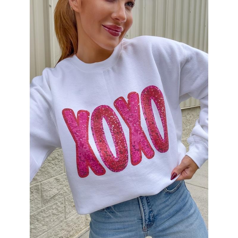 Sparkle XO Graphic Top T-Shirts, Hoodie, Sweatshirt | PodTeesHub.com