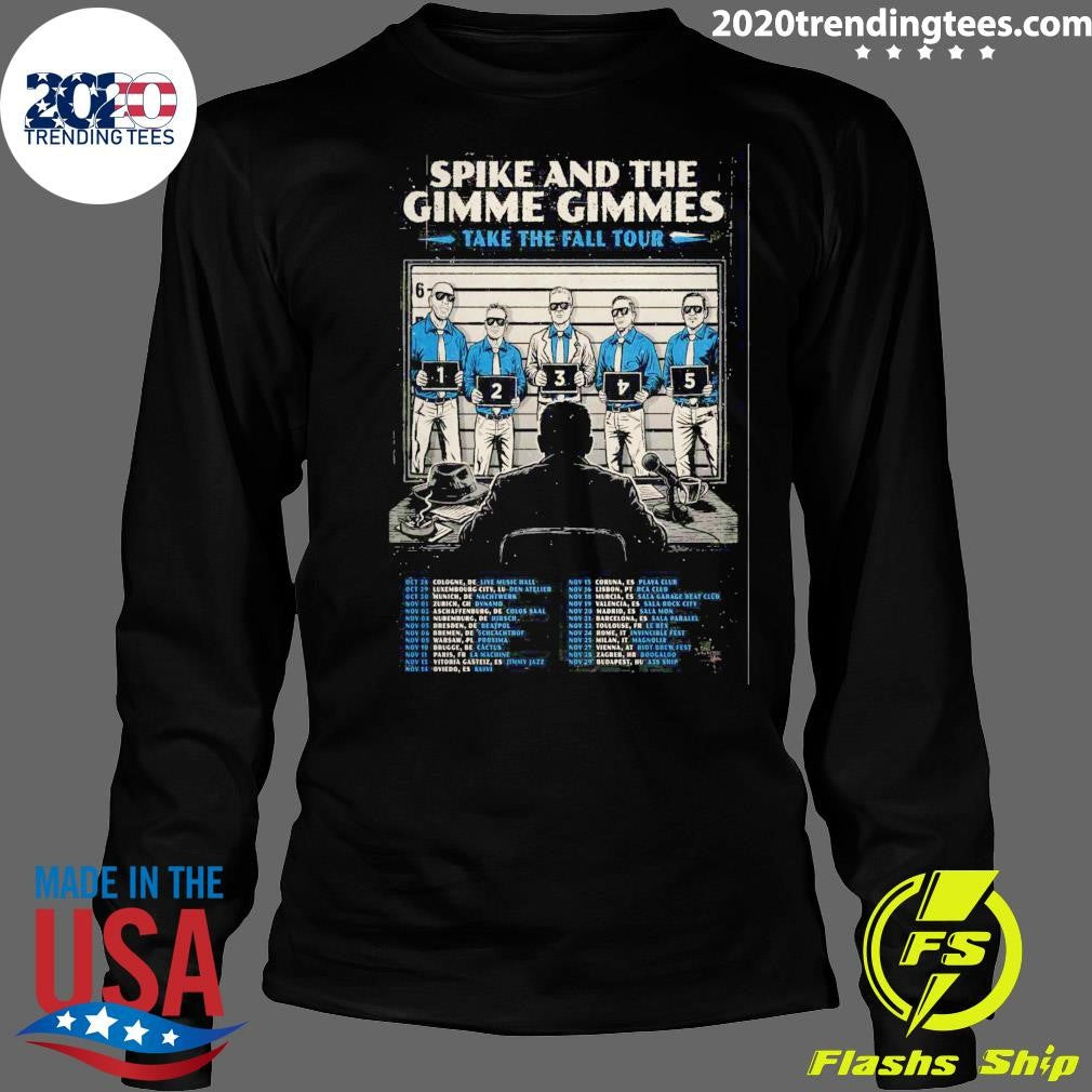 Spike And The Gimme Gimmes Take The Fall Tour 2026 Shirt