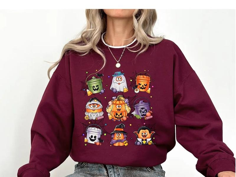 Spooky Nuggets Sweatshirt, Halloween Funny Sweater, Chicken Nuggets Sweatshirt, Halloween Nuggets Shirt, Halloween Gift...