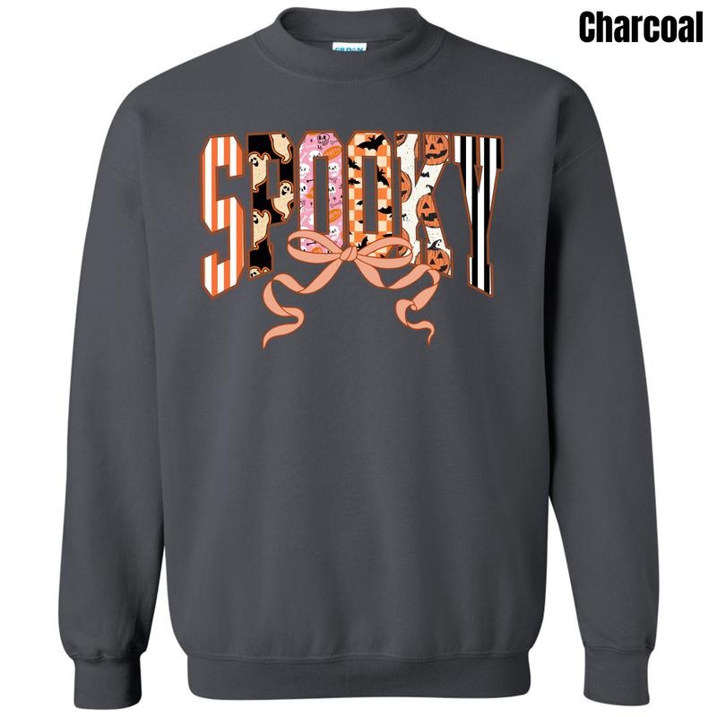 Spooky Patterns Coquette Sweatshirt 'NLB' T-Shirts, Hoodie | PodTeesHub.com