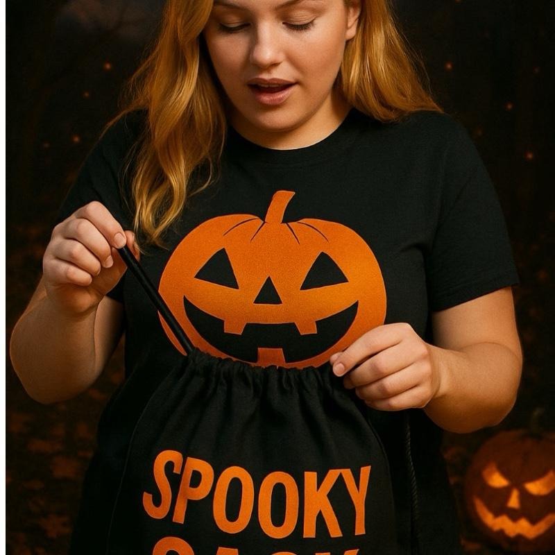 Spooky Sack- Halloween T-Shirt and 2 Halloween Accessories Hoodie, Sweatshirt | PodTeesHub.com
