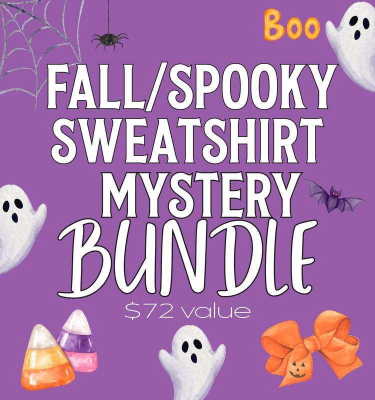 Mystery Sweatshirt Bundle, Two Trendy Women's Fall/Spooky Sweatshirt T-Shirts, Hoodie | PodTeesHub.com
