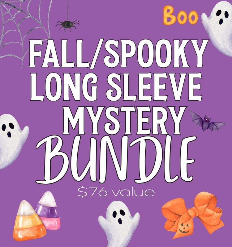 Mystery Long Sleeve Comfort Colors Bundle, Two Fall/Spooky Tees Hoodie, Sweatshirt | PodTeesHub.com
