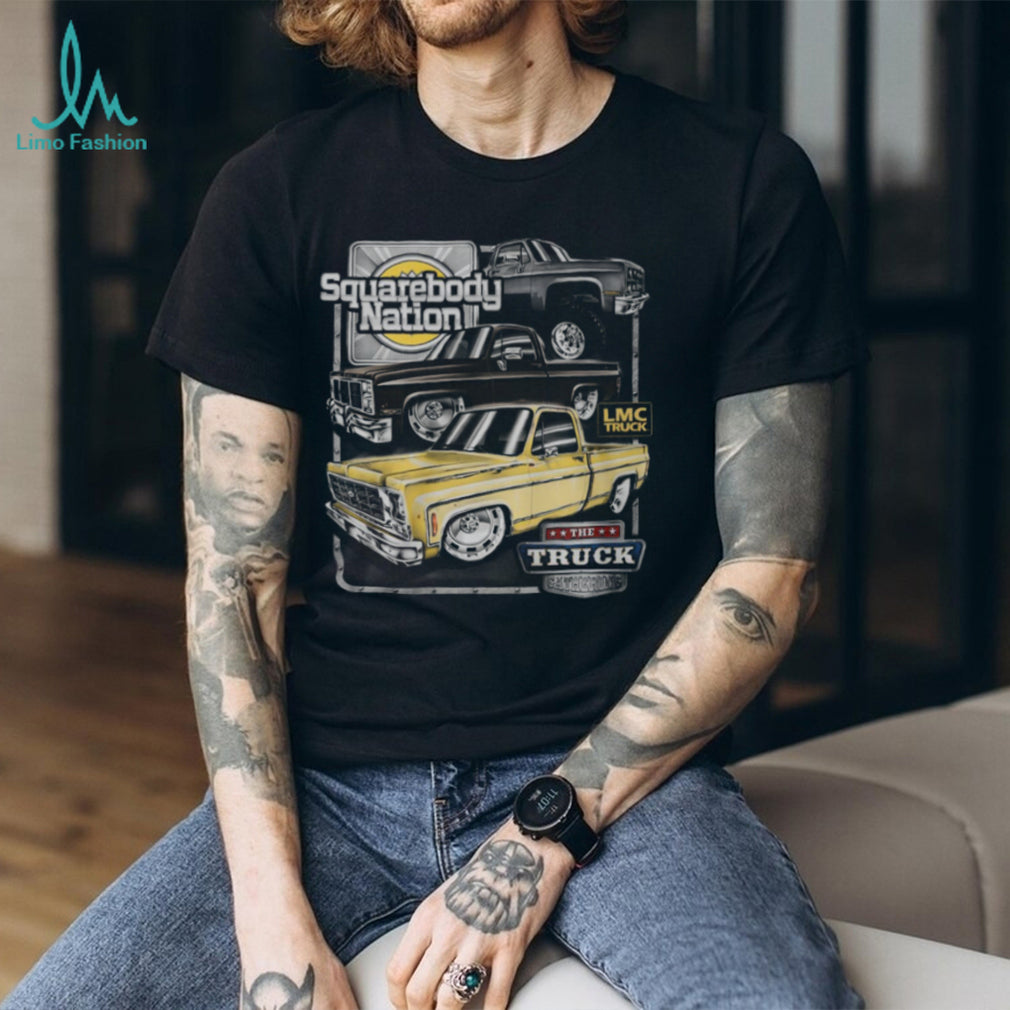 Squarebody Nation The Truck Gathering Classic Pickup Truck Shirt