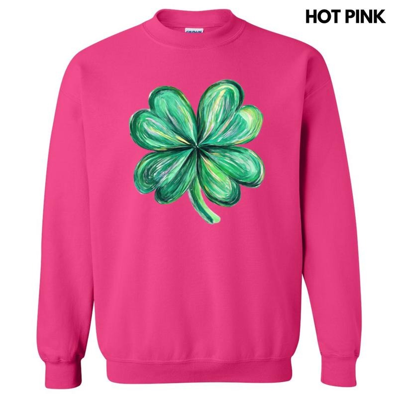 St. Patrick's Day Shamrock Sweatshirt T-Shirts, Hoodie | PodTeesHub.com
