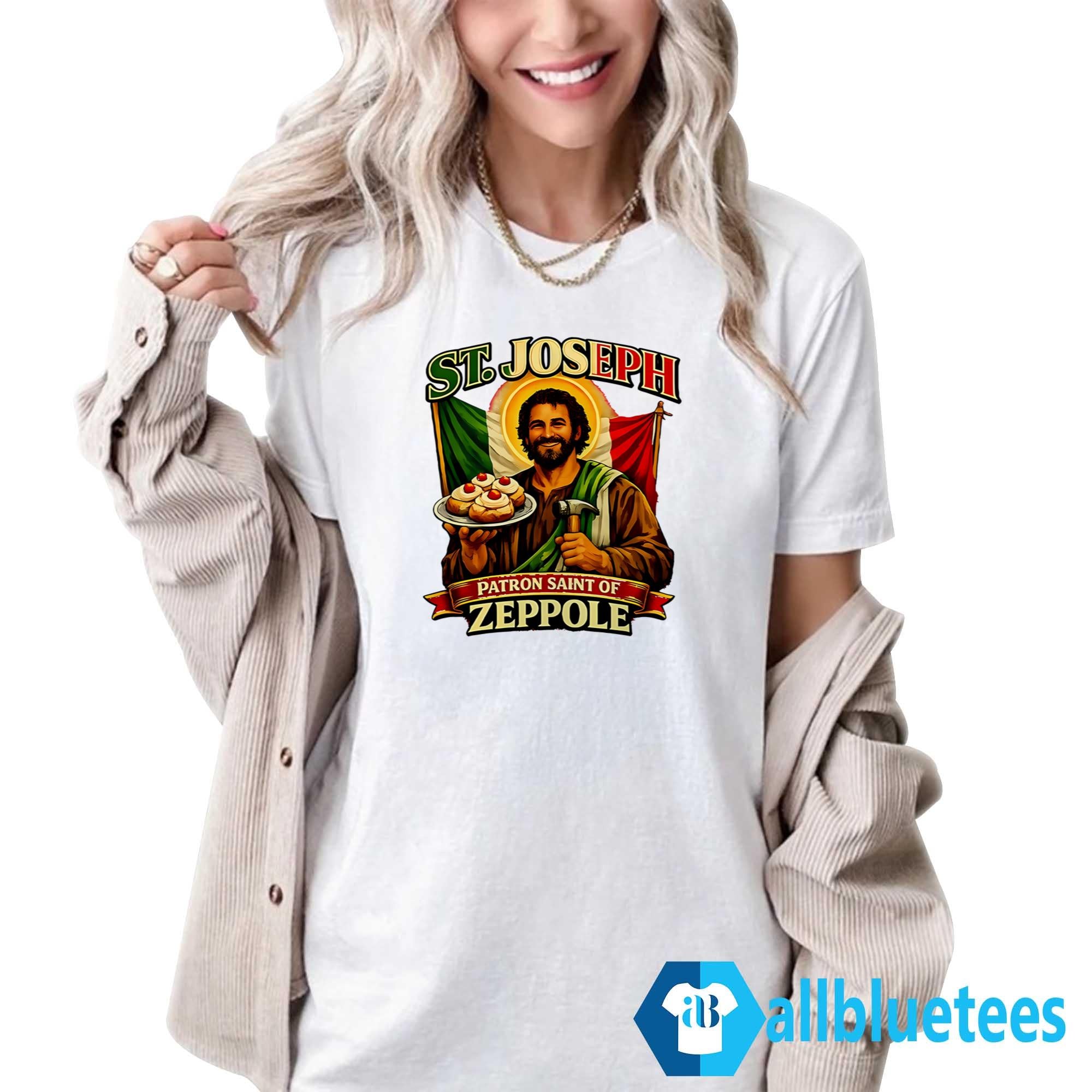 St Joseph Patron Saint Of Zeppole Shirt