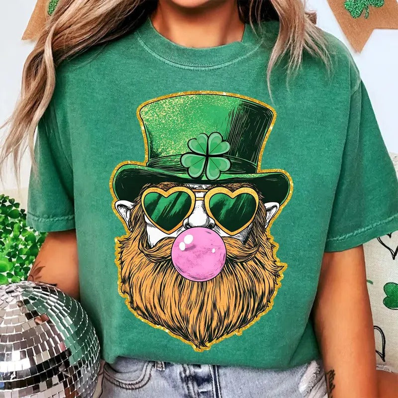 St Patrick Day T-Shirt, St Patty Day, Lucky T-Shirt, St Patrick Day T-Shirt, Irish T-Shirt, Retro St Patrick Day, Design,...