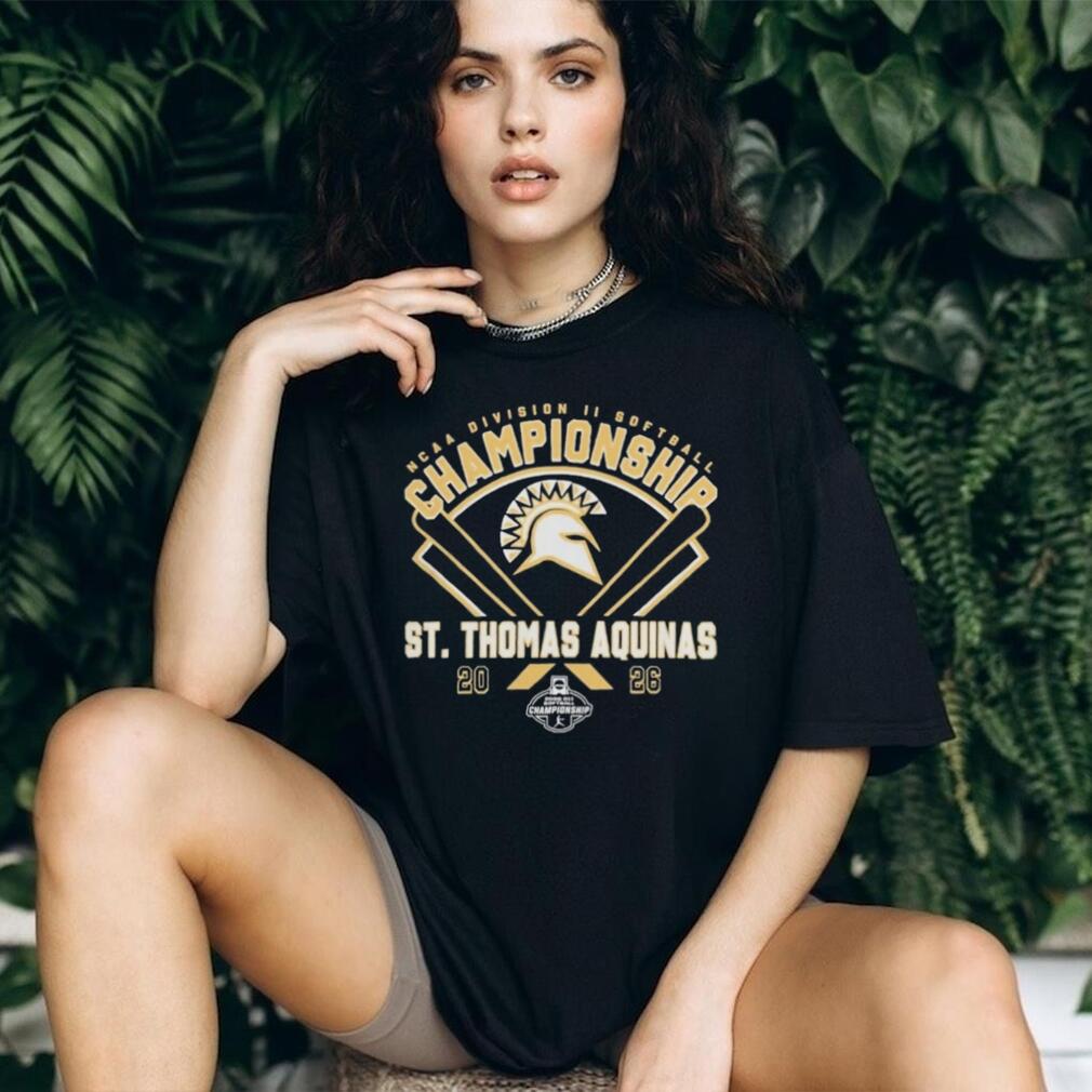 St Thomas Aquinas Spartans 2026 NCAA Division II Softball Championship Shirt