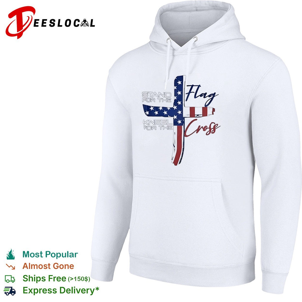 Stand for the flag kneel for the Cross USA flag shirt