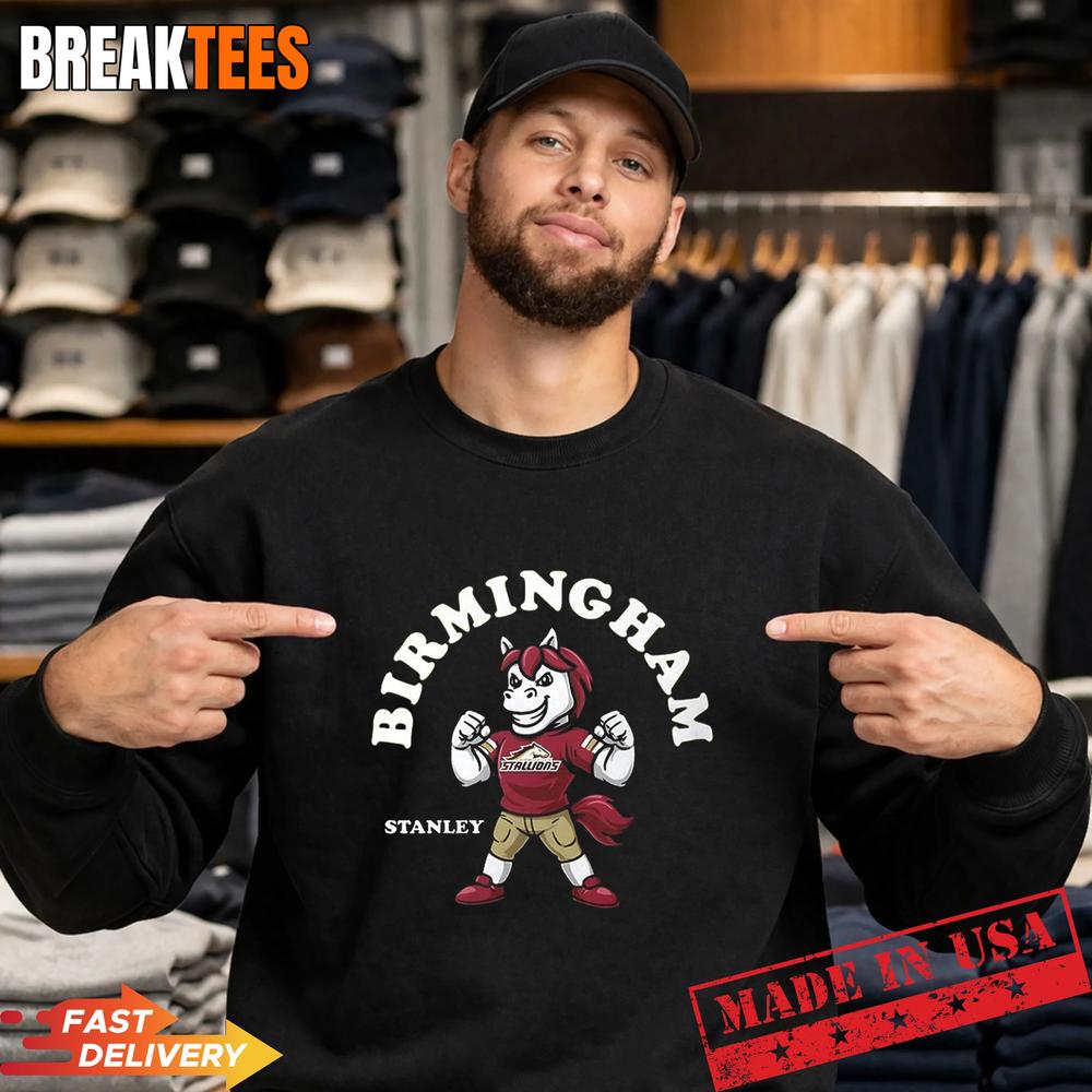 Stanley Birmingham Stallions Football 2026 Mascot T-Shirt