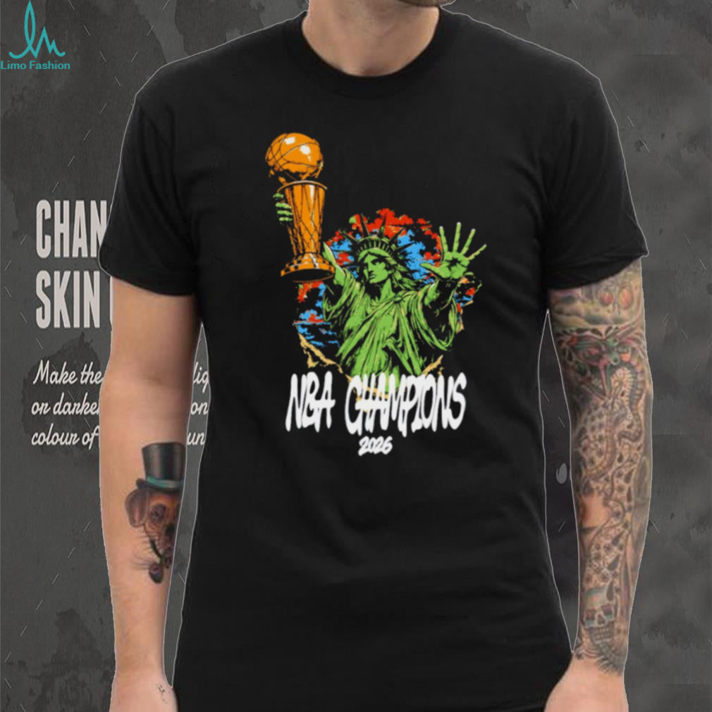 Statue of Liberty Ny Knicks Nba Champions 2026 shirt