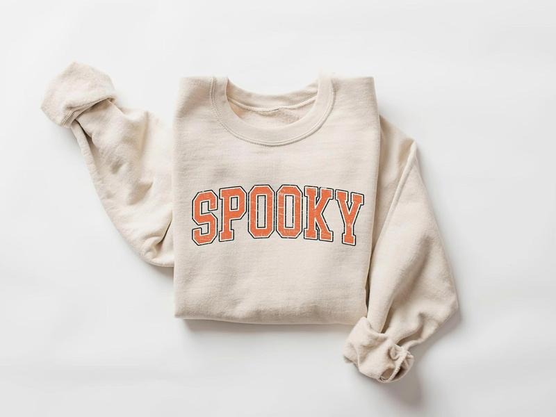 Stay Spooky Sweatshirt, Halloween Sweatshirt, Halloween Gift Hoodie, Womens Halloween Sweatshirt, Spooky Season Shirt,...