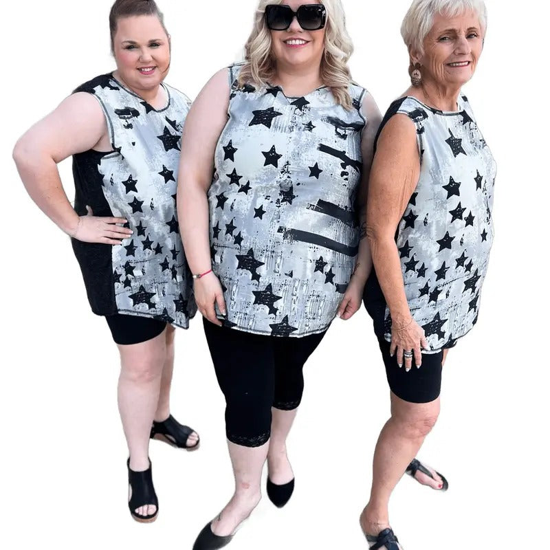 Stellar Charcoal Sleeveless Top T-Shirts, Hoodie, Sweatshirt | PodTeesHub.com