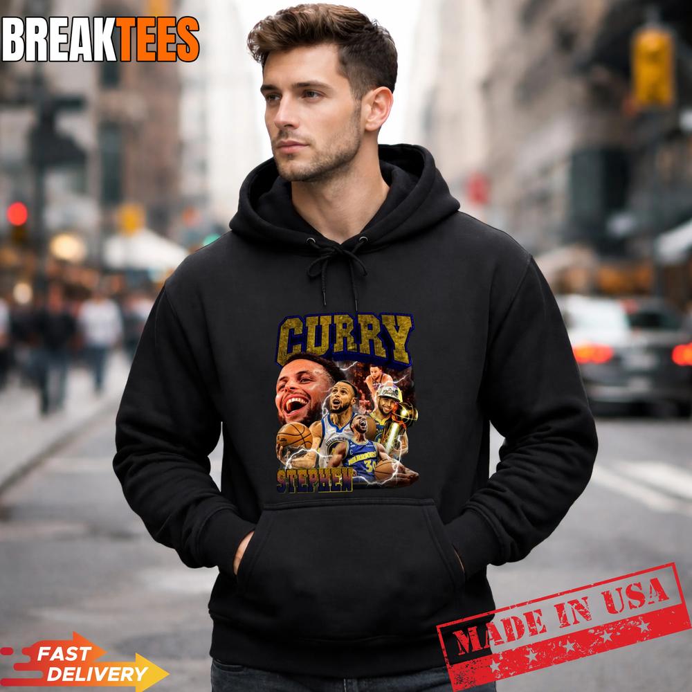 Legendary Stephen Curry Retro Vintage Basketball T-Shirt