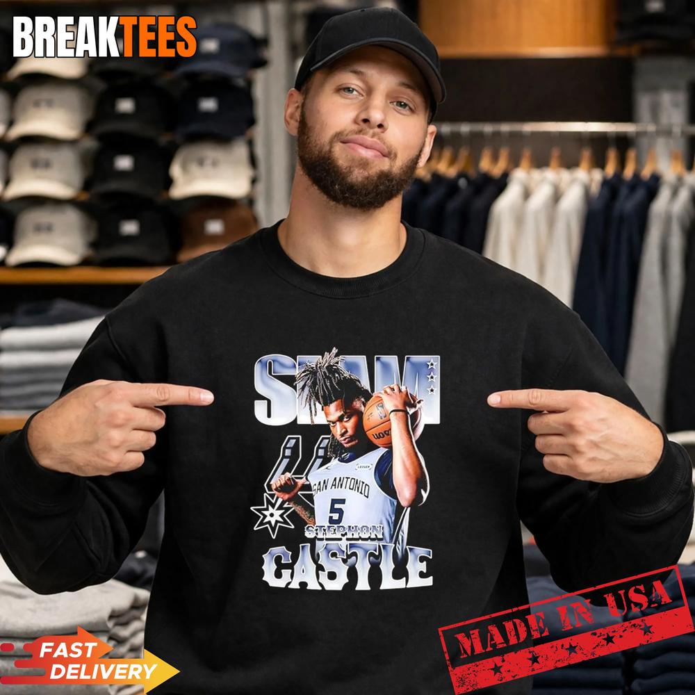 Stephon Castle San Antonio Spurs NBA SLAM graphic Shirt