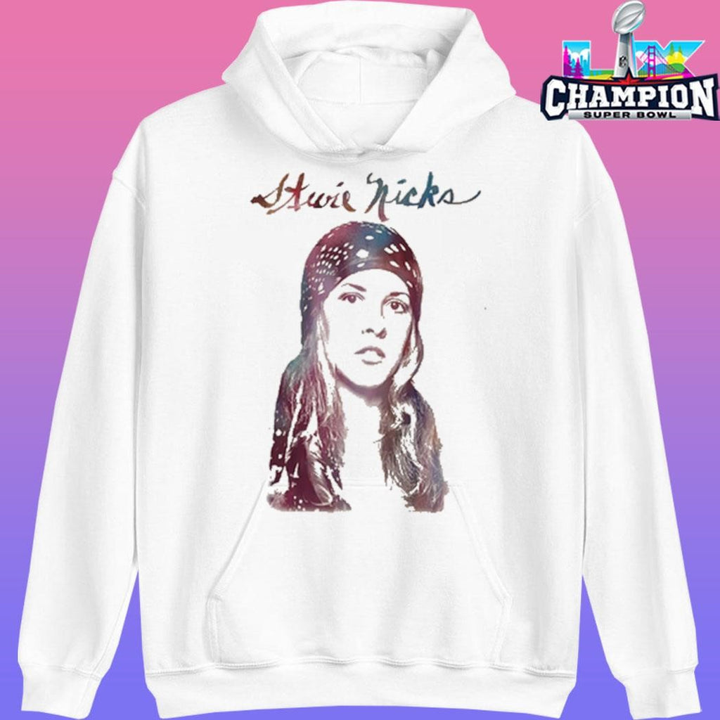 Stevie Nicks Tour 2025 Head Scarf Photo Shirt