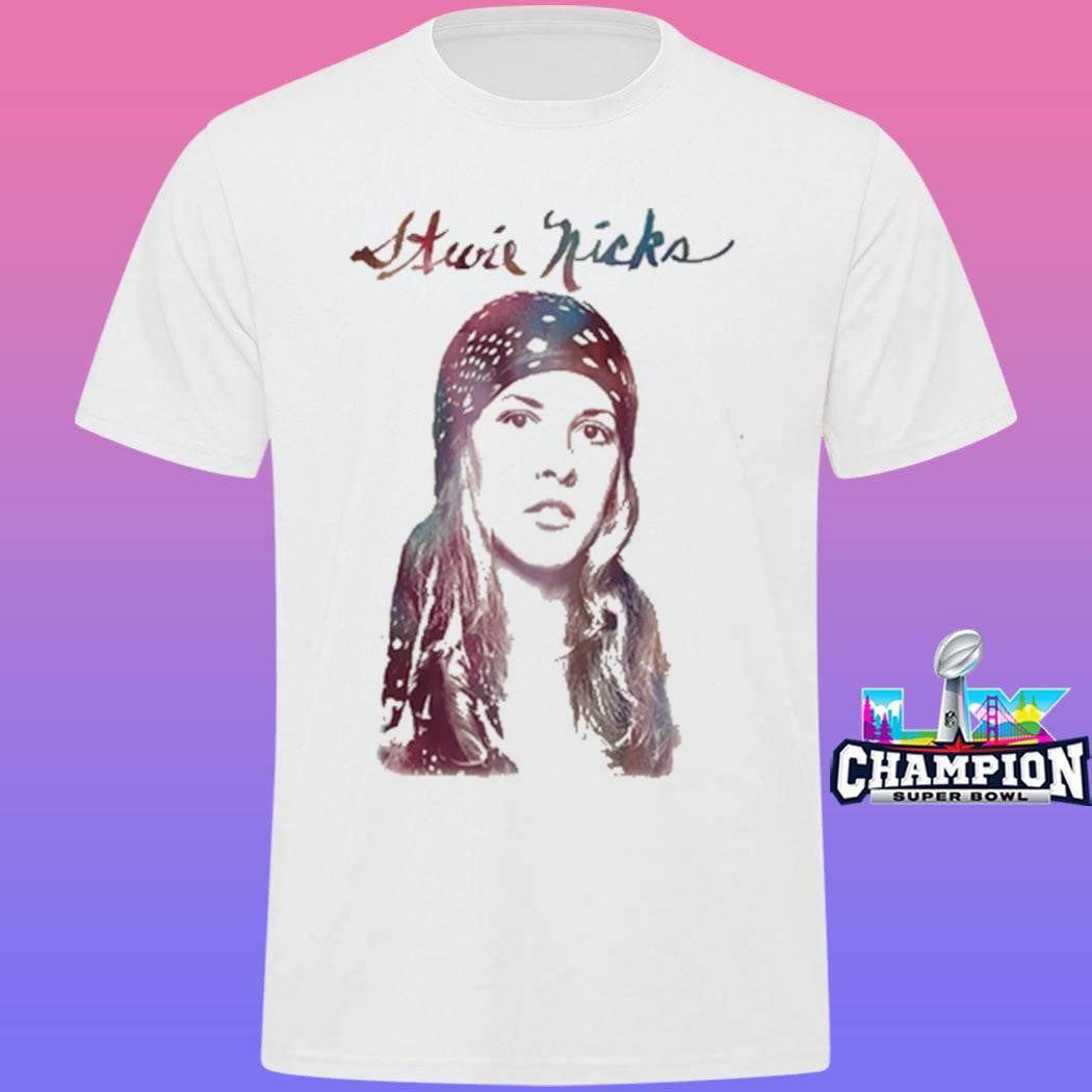 Stevie Nicks Tour 2025 Head Scarf Photo Shirt