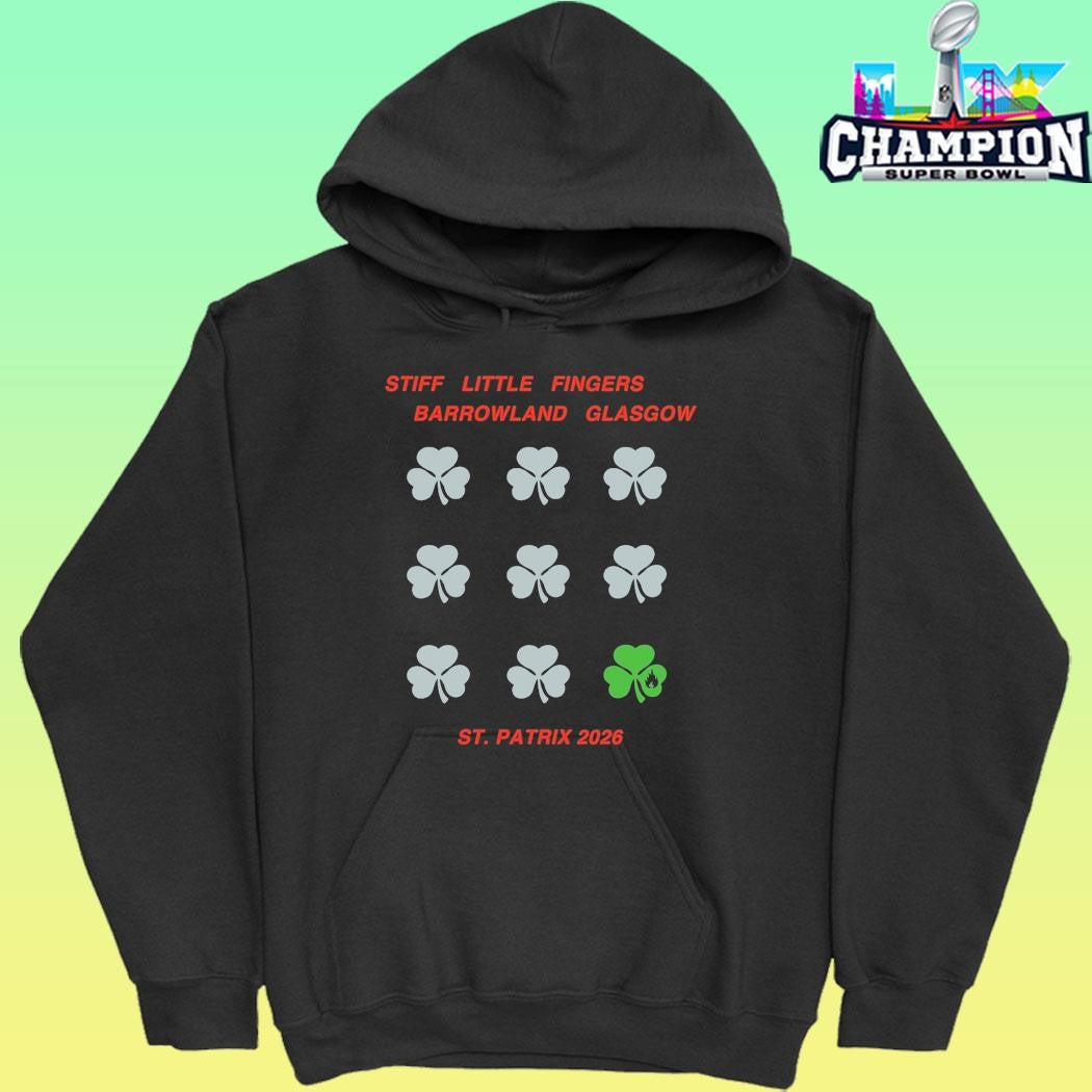 Stiff Little Fingers Barrowland Shamrock 2026 Event Shirt