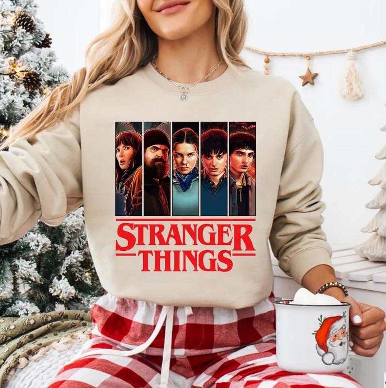 Stranger Thing Movie Sweatshirt, Final Season Christmas Movie Shirt Hoodie | PodTeesHub.com