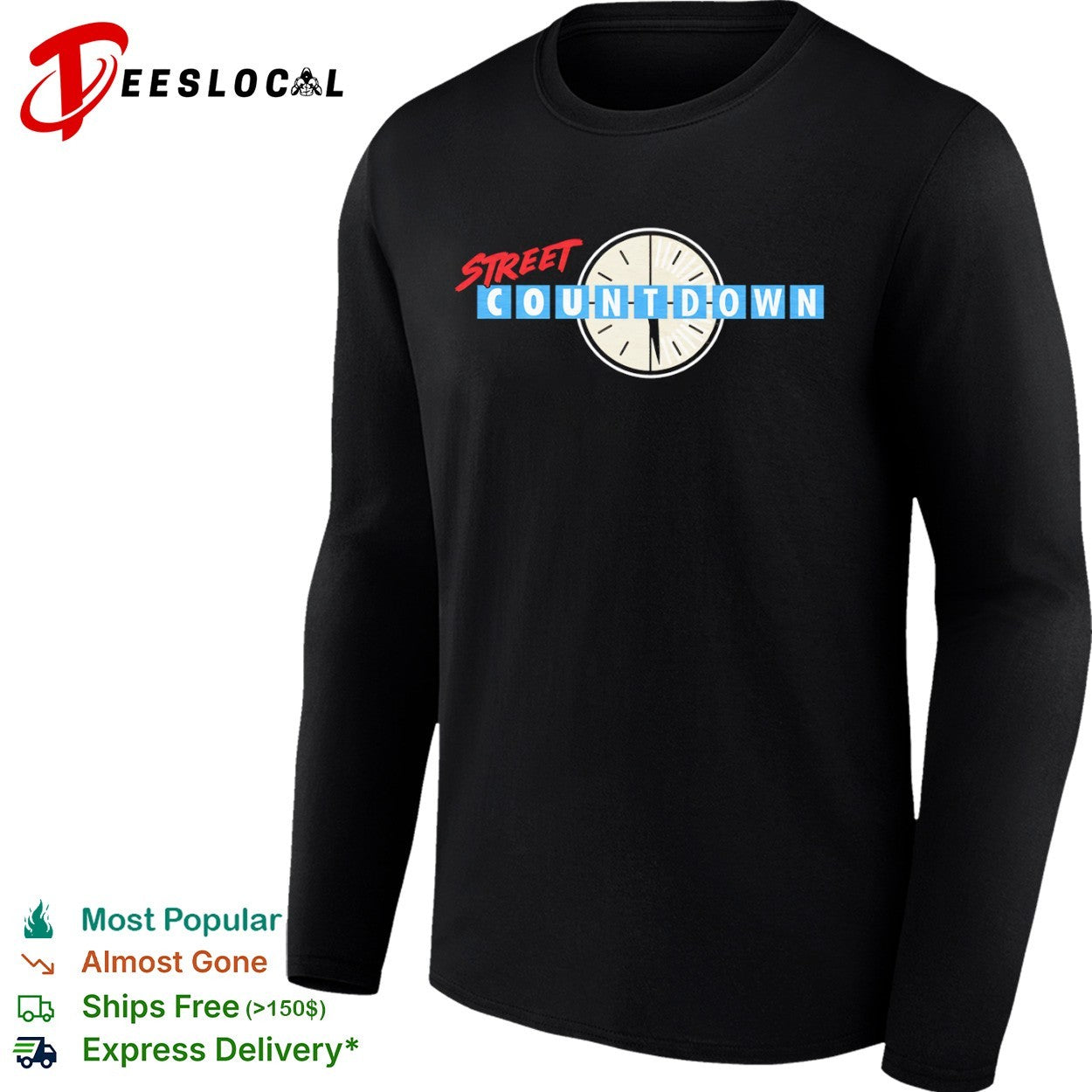 Street Countdown Clock TV shirt