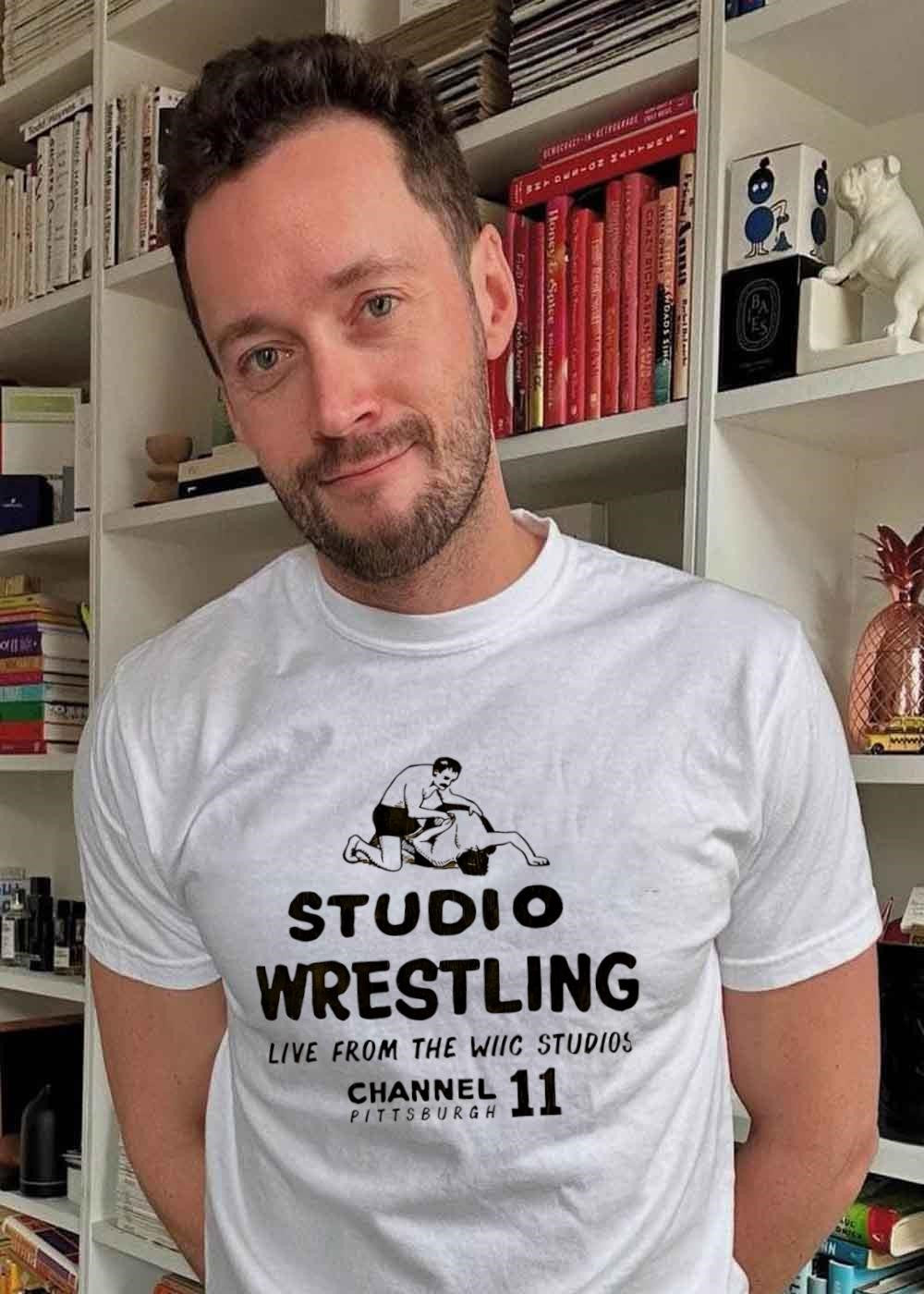 Studio Wrestling Live from the WIIC Studios Channel 11 Pittsburgh T-Shirt