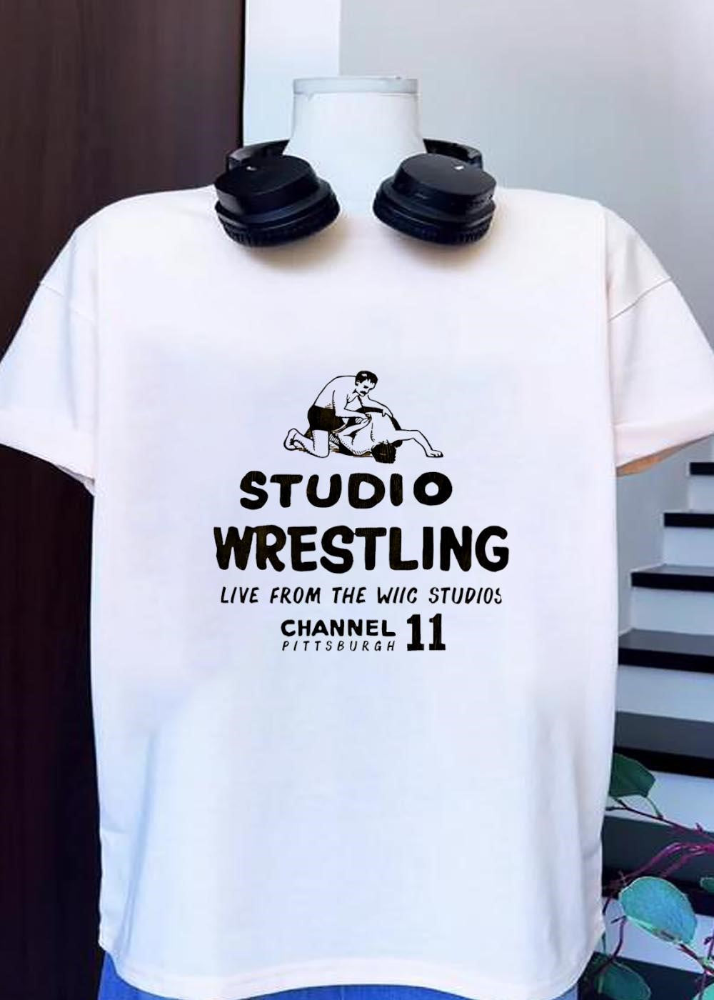 Studio Wrestling Live from the WIIC Studios Channel 11 Pittsburgh T-Shirt