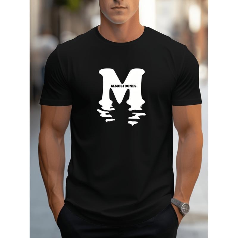 Stylish Graphic Print T-Shirt For Men Casual Summer Wear And Daily Activities Hoodie, Sweatshirt | PodTeesHub.com