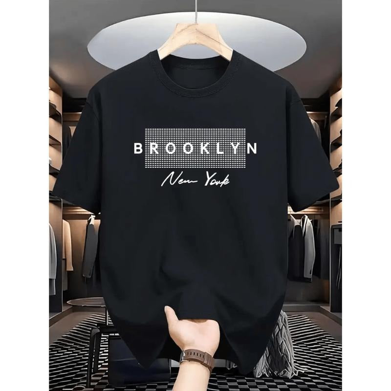 Stylish Mens Casual Crew Neck T-Shirt In Stretchy Polyester With Geometric Print For Outdoor Adventures Hoodie, Sweatshirt