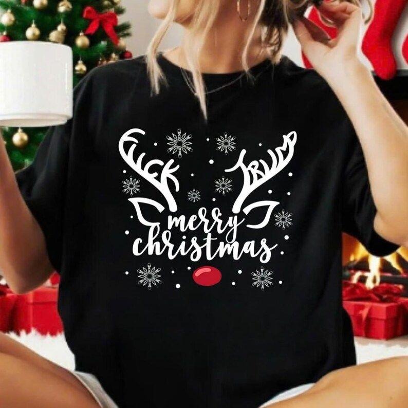 Subtle Anti Trump Christmas Reindeer T-Shirt, Funny FDT Sweatshirt, Protest Hidden Message Shirt, Anti Trump Shirt,...