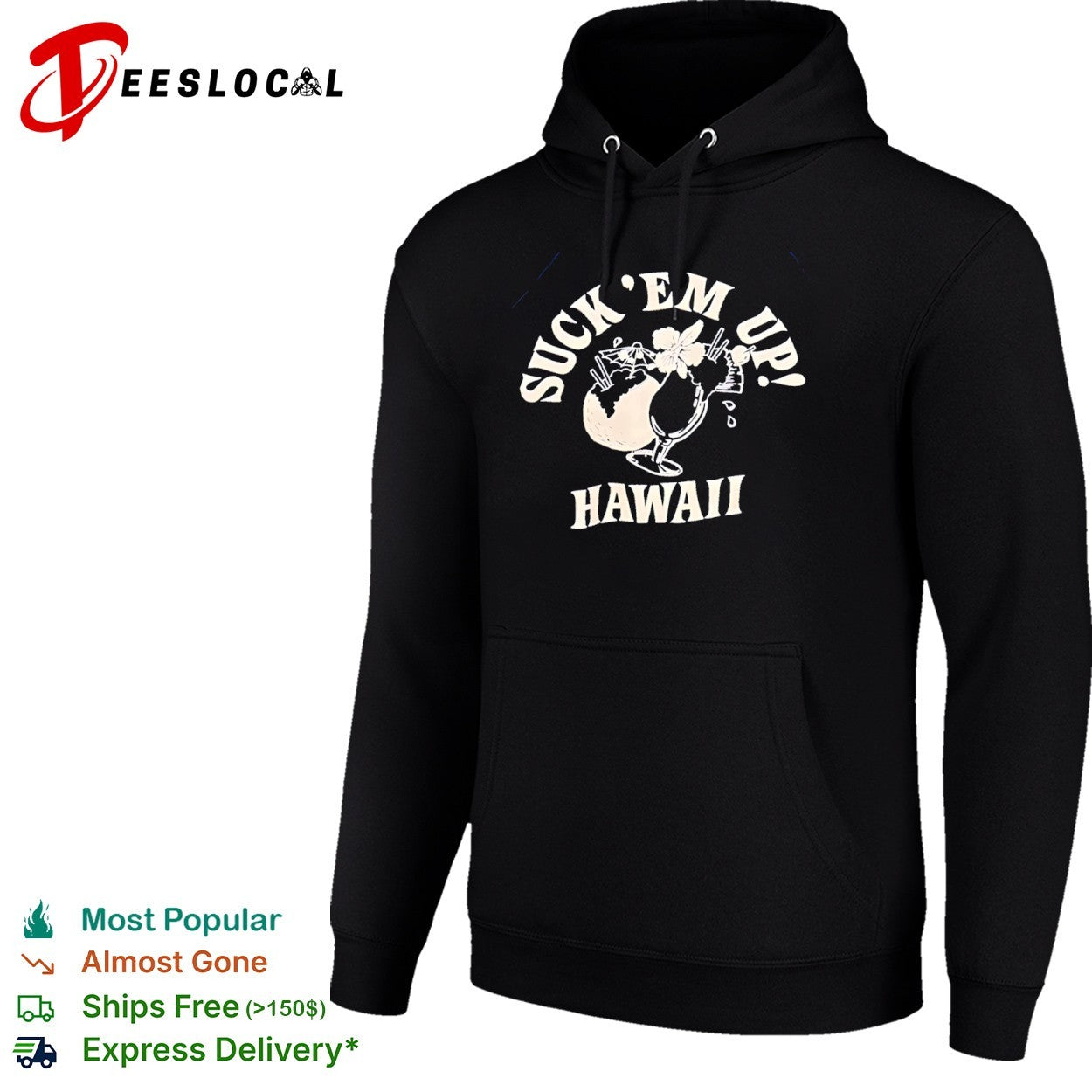 Suck em up Hawaii cocktails beach tropical vacation summer shirt
