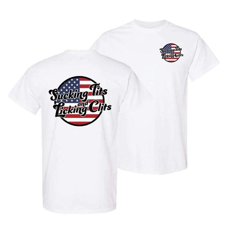 Suckin' America V2 Comfy and Quality Tee Hoodie, Sweatshirt | PodTeesHub.com